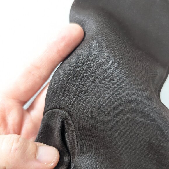 Vintage KAYSER Canadian dark brown fabric opera gloves size 7.5 - Picture 5 of 13